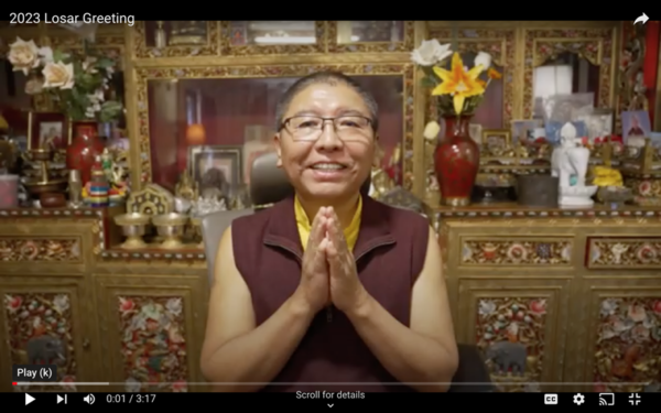 2023 Losar Message from Tsoknyi Rinpoche